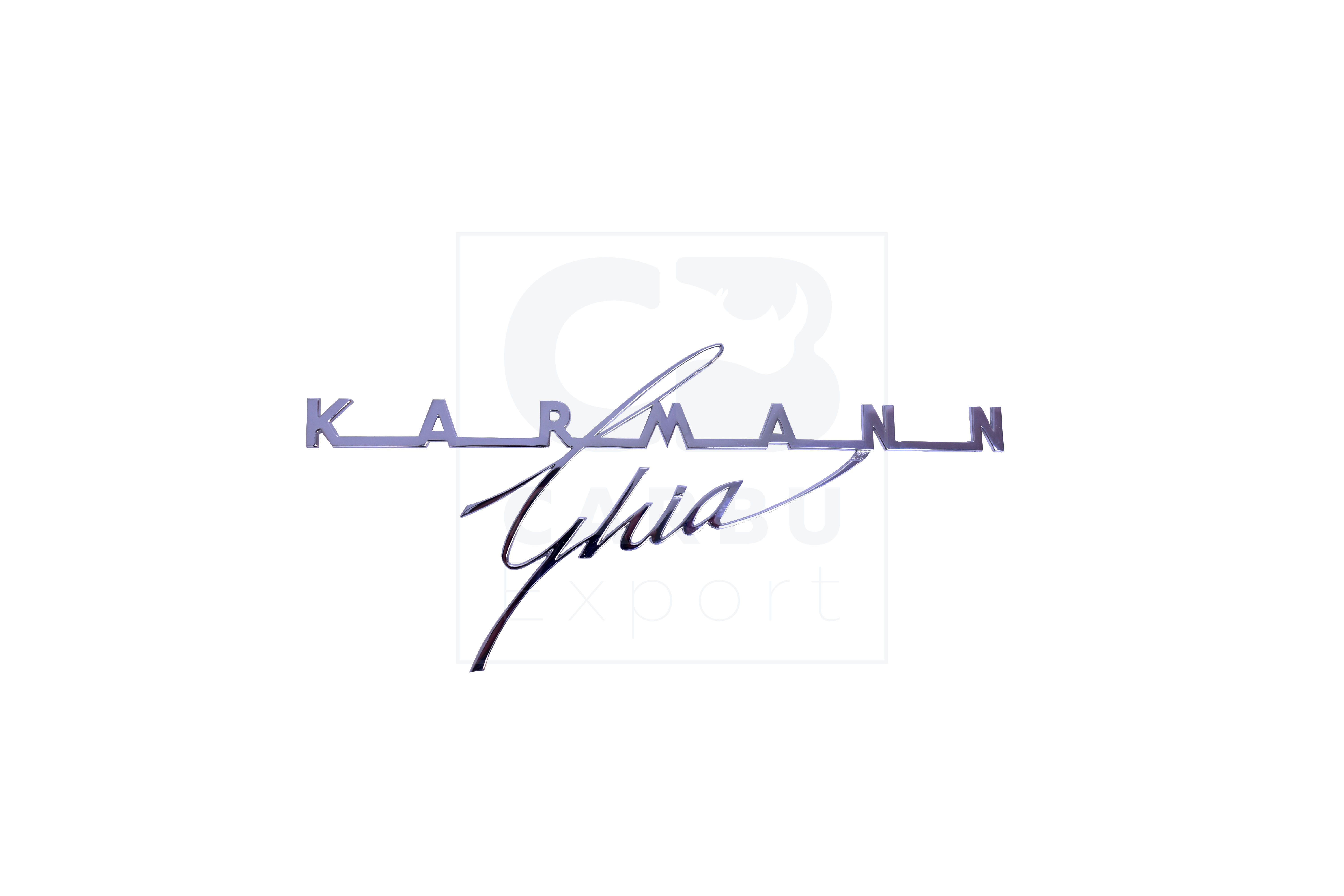 Karmann Ghia Schriftzug 